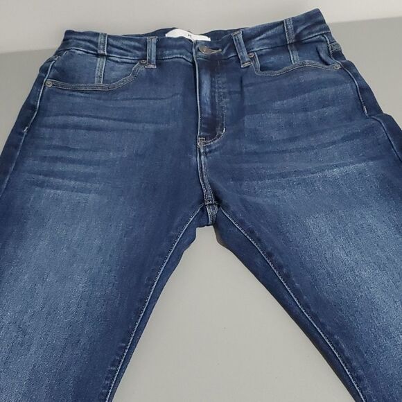 KANCAN dark wash 30x34 extreme boot cut high rise jeans - Picture 5 of 8